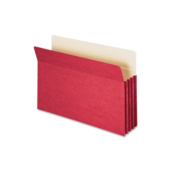 Smead Smead, COLORED FILE POCKETS, 3.5in EXPANSION, LEGAL SIZE, RED 74231 - main